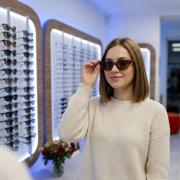 Slnečné okuliare, Progres očná optika
